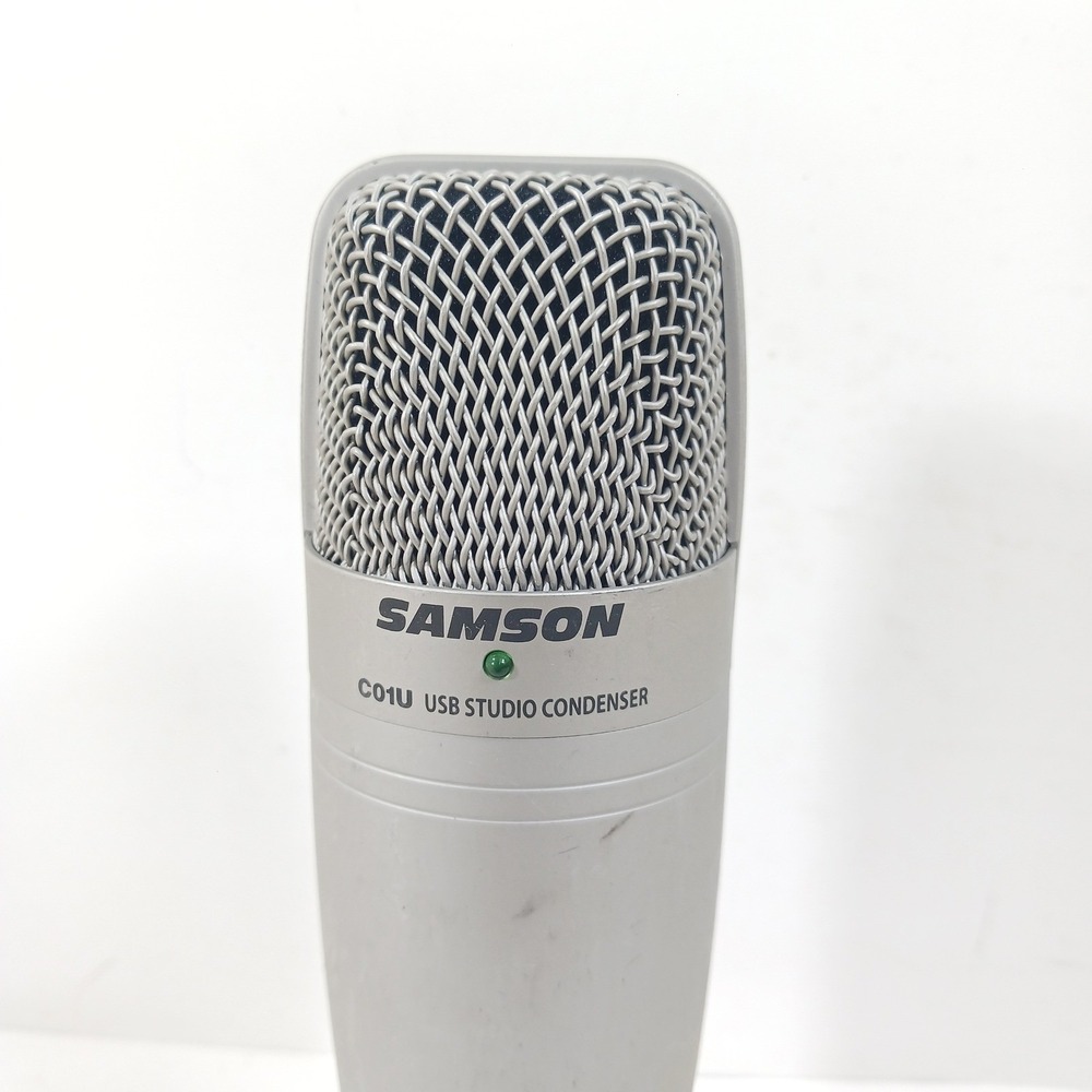 Samson C01U USB Studio Condenser‎ Microphone Silver Podcast Recording Mic - Picture 5 of 7